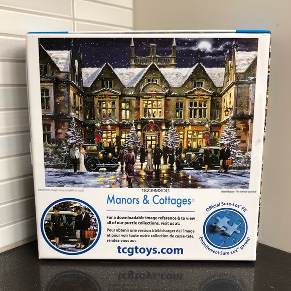 1000 piece Sure-Lox Winter Mansion puzzle - Picture 2 of 7